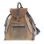 Mochila Kif Kif Mujer Economica 4041-k Simil Cuero Bolsillos - comprar online