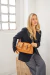 Cartera Dama Cuero Sintetico con Cadena Barbara Bags Art. AR172 - Maple