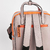 Imagen de Mochila Cartera Dama Cuero Sintetico Combinada con Vivos Barbara Bags Art. BB071