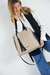 Imagen de Cartera Dama Bolso con Tachas Cuero Sintetico Liso Art. BB075
