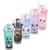 Vaso con Sorbete Acrilico Vaso Infantil Personajes 450ML Art. BZ12-13-14-15-16