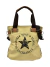Bolso Grande Canteo Lona Estampada Estrella 27503 - Maple