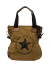 Bolso Grande Canteo Lona Estampada Estrella 27503 - comprar online