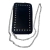 Porta Celular Marca Nau De Cuero Sintetico Con Cadena Tacha