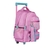 Mochila Big Kids Attitude Con Carro Footy Canopla Colgante - Maple