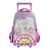 Mochila Escolar Con Carro Footy Rainbow 18 Pulgadas en internet