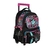 Mochila Footy Con Carro 18 Pulgadas Multibolsillo Metalizada - comprar online