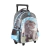 Mochila Footy Infantil Dinosaurio Luces Escolar F2201 - Maple