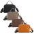 Bandolera Ona Saez Eco Cuero Doble Compartimento