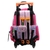 Mochila Escolar Simones Urbana Con Carro 16 Pulgadas Rosa - comprar online