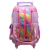 Mochila Escolar Simones Mushi Shine Con Carro Unicornio 18 - Maple