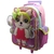 Mochila 18 Pulgadas Escolar Simones Mushi Dress Con Carro en internet