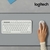 Teclado Inalámbrico Logitech Bluetooth K380s Pebble Blanco en internet