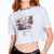 Camiseta Cropped Porsche GT3RS Rose - KRPM - Moda Automotiva 