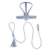 Diana Dog Kit - Leather Leash & Harness on internet