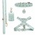 Lolla Dog Kit - Personalized Leather Collar, Poop Bag, Harness & Leash - Âme Acessórios Pet