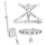 Órion Dog Kit - Personalized Leather Collar, Harness & Leash