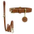 Atena Dog Kit - Personalized Leather Collar & Leash
