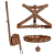 Órion Dog Kit - Personalized Leather Collar, Harness & Leash on internet