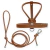 Simon Dog Kit - Leather Leash & Harness
