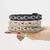 Lili - Personalized Leather Collar - Candy Lilac with Baby Pink - buy online