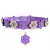 Collar de cuero personalizado Prímula - Âme Acessórios Pet