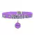 Image of Letras - Personalized Leather Cat Collar