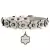 Collar de cuero personalizado Prímula - Âme Acessórios Pet