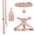 Lolla Dog Kit - Personalized Leather Collar, Poop Bag, Harness & Leash - Âme Acessórios Pet