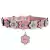 Collar de cuero personalizado Prímula - Âme Acessórios Pet