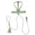 Diana Dog Kit - Leather Leash & Harness