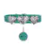 Cora - Personalized Leather Collar - Âme Acessórios Pet