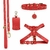 Image of Lolla Dog Kit - Personalized Leather Collar, Poop Bag, Harness & Leash