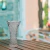 Vaso De Vidro Alto Relevo Festa Mesa Decorativo - comprar online