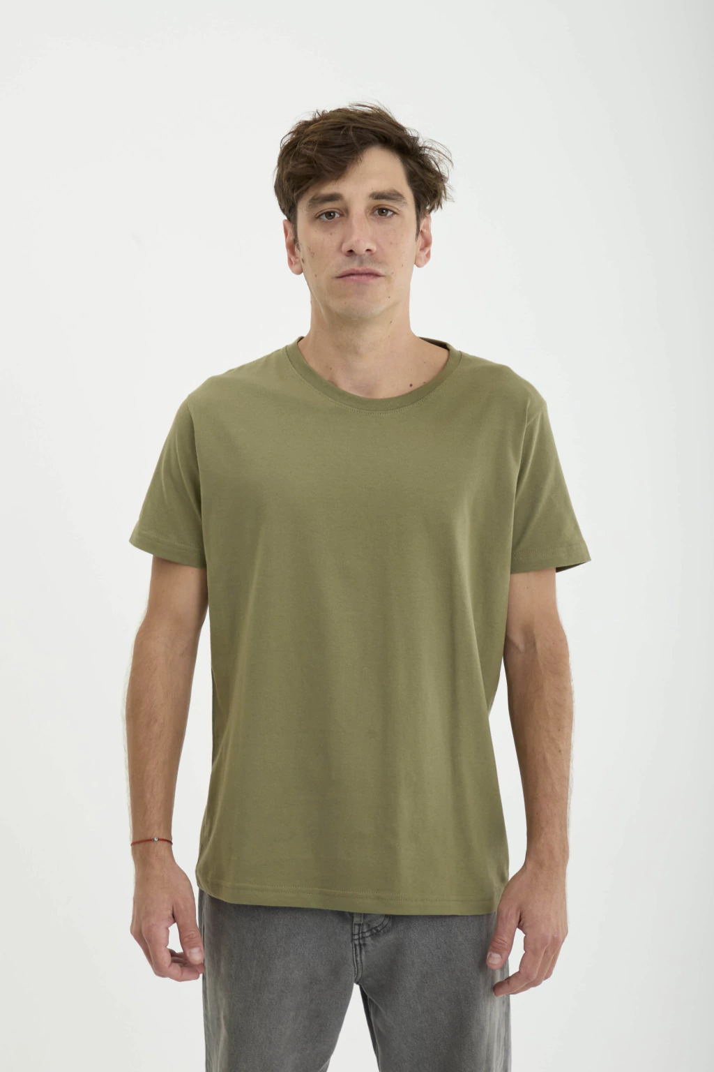 Remera Clásica Verde Militar