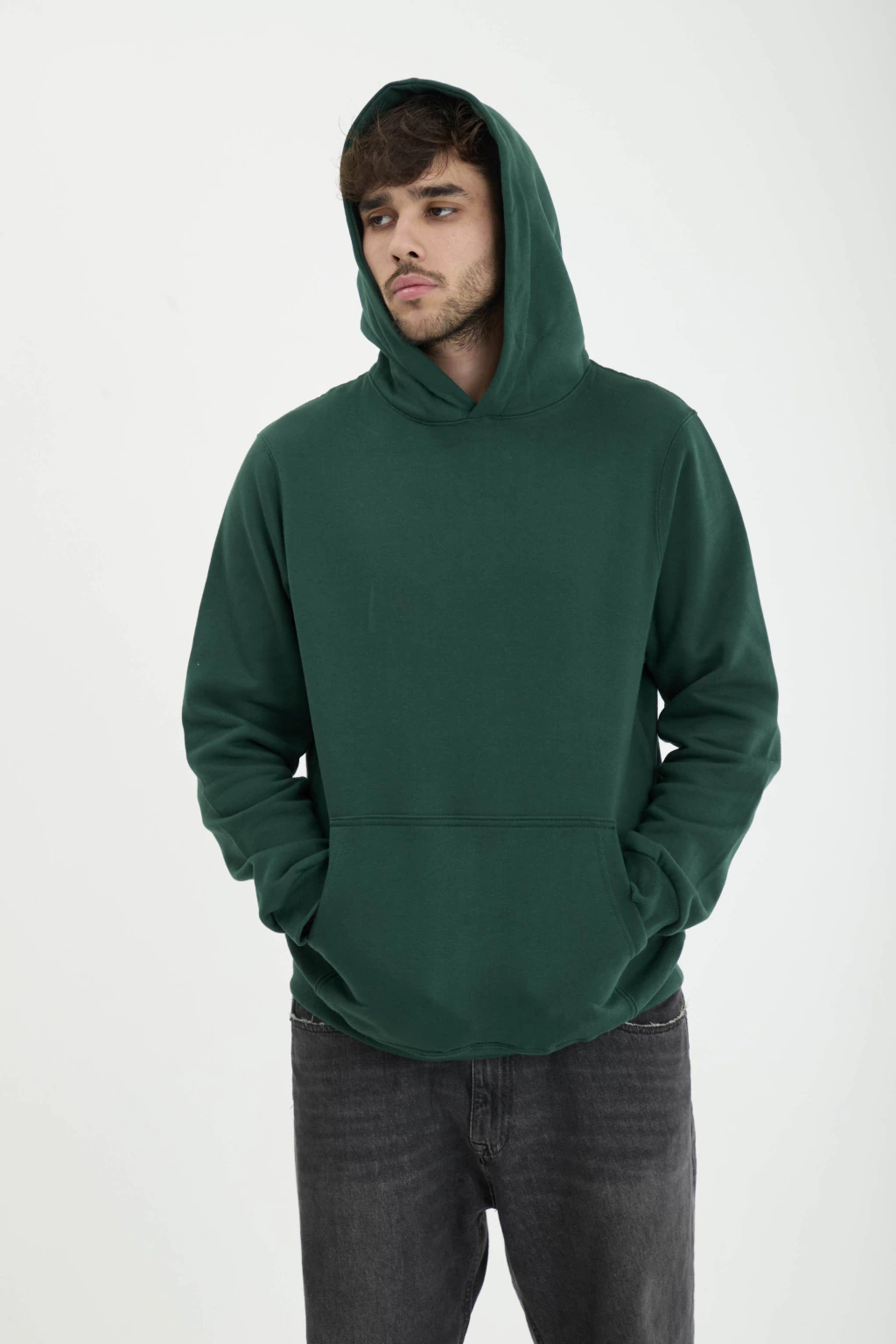 Buzo Canguro Verde Militar