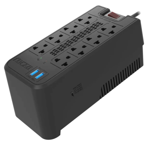 Regulador De Voltaje Automático Forza FVR-1221USB 1200va/600w - comprar en línea