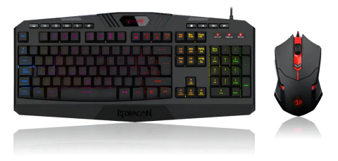 COMBO TECLADO MOUSE 2 EN 1 REDRAGON GAMING ESSENTIALS S101-3 ESPAÑOL LATAM - comprar en línea