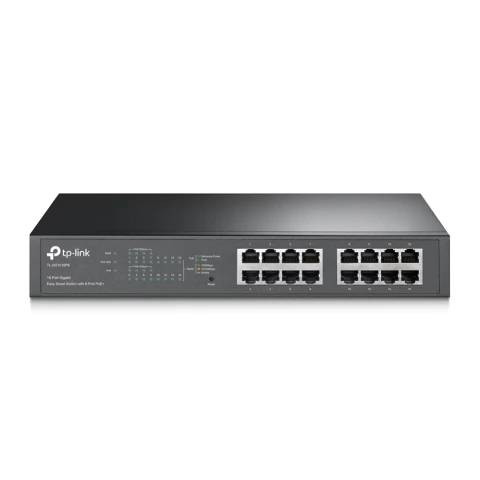 Tp-Link - Switch Easy Smart de 16 Puertos Gigabit con 8 Puertos PoE+ TL-SG1016PE - comprar en línea