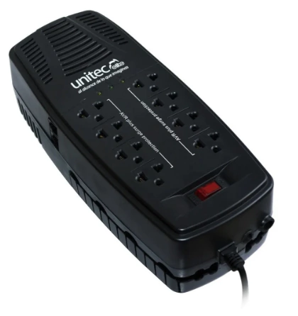 REGULADOR UNITEC DE VOLTAJE U-2000 8 TOMAS - comprar en línea