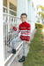 Blusa Infantil Gola Alta Listrada Masculina