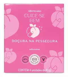 Sabonetes Em Barra Cuide-se Bem Doçura na Pessegura 4x80g