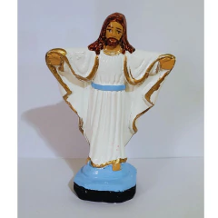 Imagem Cristo Redentor em Gesso 10cm - comprar online
