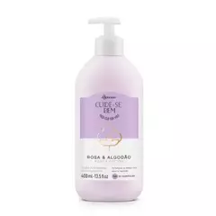 Loção Hidratante Corporal Cuide-se Bem Rosa e Algodão, 400ml - Boticário