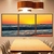 Trio de Quadros Decorativos Mar Por do Sol - comprar online