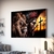 Quadro Leão Jesus 3 Cruzes