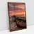 Imagem do Quadro Decorativo Barcos Praia Pôr do Sol