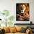 Quadro Família Leão 1 Filhote - comprar online