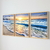 Trio de Quadro Mar Praia