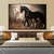 Quadro Decorativo Dois Cavalos - Quadros Fsa